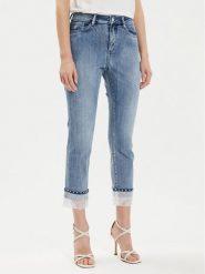 Joseph Ribkoff Jeansy 241929 Niebieski Slim Fit. Niebieskie jeansy Joseph Ribkoff, bez wzorów, z bawełny. Za 499.99 zł.