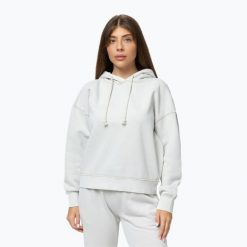 Bluza damska Pitbull Lovia Hooded. Białe bluzy PITBULL, l, bez wzorów, z bawełny, bez kaptura. Za 189.99 zł.