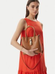 Furla Torebka Goccia S WB01949 ARE000 KH 4557S Brązowy. Brązowe torebki klasyczne Furla, bez wzorów, ze skóry, bez dodatków. Za 1,389.00 zł.