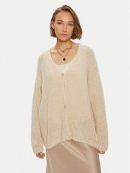 Weekend Max Mara Kardigan 2425346011 Écru Regular Fit. Swetry Weekend Max Mara, l, bez wzorów, z syntetyku, bez ramiączek. Za 659.99 zł.