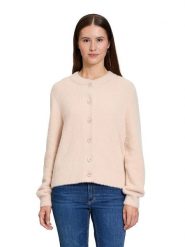 BETTY & CO Kardigan w kolorze beżowym rozmiar: 38. Brązowe swetry Betty & Co, bez wzorów, bez ramiączek. Za 118.28 zł.