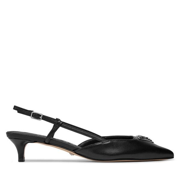 Czółenka Guess. Czarne czółenka Guess, z aplikacjami, bez obcasa, bez zapięcia. Za 309.99 zł.