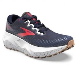Buty do biegania damskie Brooks Caldera 6. Niebieskie buty do biegania Brooks, bez wzorów, z materiału, bez zapięcia, do biegania. Za 845.00 zł.