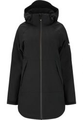 Parka dla kobiet Weather Report Brittan Pro 15000. Czarne płaszcze Weather Report, bez wzorów, z materiału, eleganckie, bez kaptura. Za 477.00 zł.