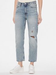 Tommy Hilfiger Jeansy Classic WW0WW40632 Niebieski Straight Fit. Niebieskie jeansy Tommy Hilfiger, bez wzorów, z bawełny. Za 419.99 zł.