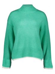 More & More Sweter w kolorze turkusowym rozmiar: 42. Niebieskie swetry More & More, bez wzorów, bez ramiączek. Za 165.71 zł.