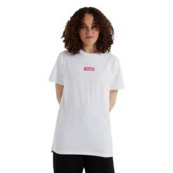 Koszulka sportowa damska Ellesse Noco. Białe t-shirty sportowe Ellesse, xs, bez wzorów, bez ramiączek. Za 99.99 zł.
