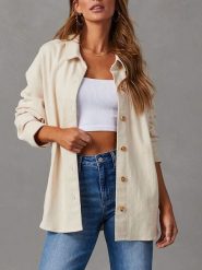 Milan Kiss Koszula w kolorze kremowym rozmiar: S. Brązowe koszule Milan Kiss, s, bez wzorów, z bawełny, bez kołnierzyka, bez ramiączek. Za 152.99 zł.