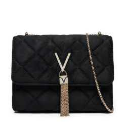 Torebka Valentino. Czarne kopertówki Valentino, bez wzorów, wizytowe, bez dodatków. Za 219.99 zł.