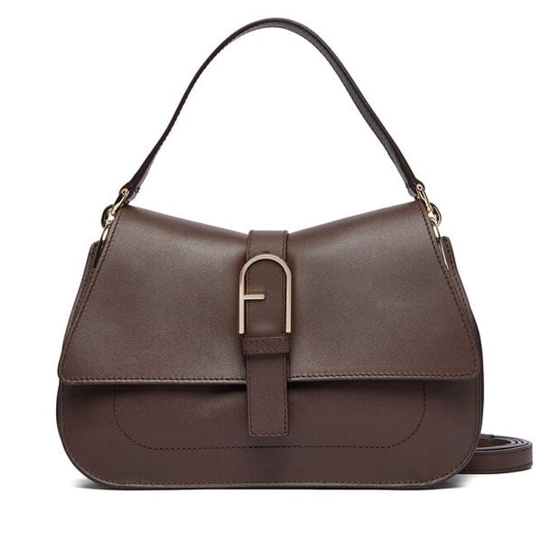 Torebka Furla. Brązowe torebki klasyczne Furla, bez wzorów, klasyczne, bez dodatków. Za 1,199.00 zł.