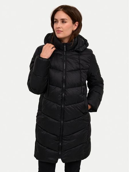 Kaffe Kurtka zimowa Susanne 10508810 Czarny Regular Fit. Czarne kurtki Kaffe, na zimę, bez wzorów, z syntetyku, bez kaptura. Za 369.99 zł.