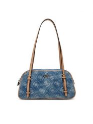 Guess Torebka HWDG96 45080 Niebieski. Niebieskie torebki klasyczne Guess, z aplikacjami, z materiału, bez dodatków. Za 519.99 zł.