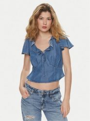 Levi's® Bluzka Mylene A7623-0003 Niebieski Slim Fit. Niebieskie bluzki s, bez wzorów, z lyocellu, bez kołnierzyka, bez ramiączek. Za 169.99 zł.