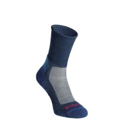 Skarpety turystyczne damskie Bridgedale Hike Lightweight Merino Comfort Boot. Niebieskie skarpetki Bridgedale, bez wzorów. Za 106.69 zł.