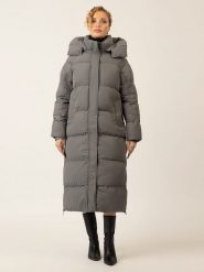 APART Płaszcz zimowy w kolorze szarym rozmiar: 42. Szare płaszcze Apart, na zimę, bez wzorów, z puchu, bez kaptura. Za 632.95 zł.