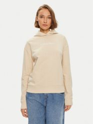 Calvin Klein Bluza Hero Logo K20K205449 Beżowy Regular Fit. Brązowe bluzy Calvin Klein, s, bez wzorów, z bawełny, bez kaptura. Za 279.99 zł.