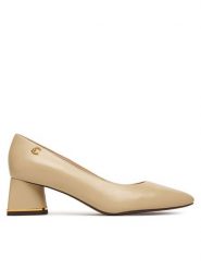 Coccinelle Czółenka Coccinelle C-Everyday E4 U1L 13 01 01 Beżowy. Brązowe czółenka Coccinelle, bez wzorów, ze skóry, bez obcasa, bez zapięcia. Za 889.99 zł.