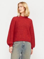 JJXX Sweter Kelly 12255364 Czerwony Regular Fit. Czerwone swetry JJXX, m, bez wzorów, z syntetyku, bez ramiączek. Za 129.99 zł.