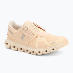 Buty damskie On Cloud 6. Brązowe buty do biegania On, bez wzorów, z materiału, bez zapięcia, do biegania. Za 609.99 zł.