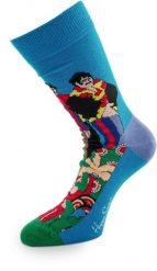 Szczęśliwe skarpetki Beatles Mix 41-46. Brązowe skarpetki Happy Socks, bez wzorów, z bawełny. Za 97.99 zł.