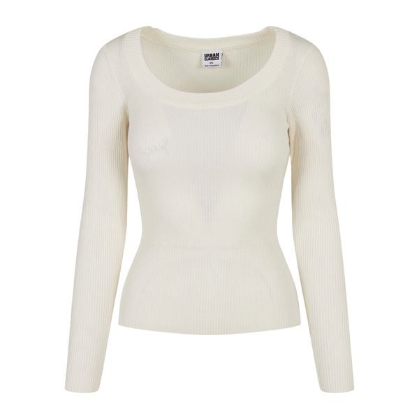 Sweter damski Urban Classics wide neckline. Czarne swetry Urban Classics, l, bez wzorów, z dzianiny, eleganckie, bez ramiączek. Za 127.20 zł.
