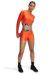 Under Armour Szorty sportowe w kolorze pomarańczowym rozmiar: XL. Pomarańczowe szorty sportowe Under Armour, bez wzorów, z materiału, outdoorowe. Za 70.24 zł.