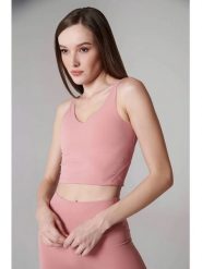 Onamaste Top sportowy "Mantra" w kolorze jasnoróżowym rozmiar: S/M. Różowe topy sportowe Onamaste, m, bez wzorów, outdoorowe. Za 126.99 zł.