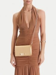 Nine West Torebka EO-Bellis-LX20070 Złoty. Żółte kopertówki Nine West, bez wzorów, z materiału, wizytowe, bez dodatków. Za 219.99 zł.