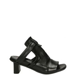 KLAPKI 700004 NERO. Klapki Venezia, bez wzorów, ze skóry, bez obcasa, bez zapięcia. Za 359.00 zł.