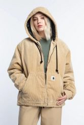 KURTKA DAMSKA Z KAPTUREM Carhartt Millen I032237-700 (L). Brązowe kurtki Carhartt, l, bez wzorów, z dresówki, sportowe, z kapturem. Za 1,019.01 zł.