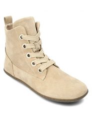 Groundies Skórzane buty "Salzburg" w kolorze beżowym do chodzenia na boso rozmiar: 40. Brązowe botki Groundies, bez wzorów, bez obcasa, bez zapięcia. Za 304.99 zł.