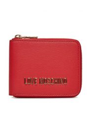 LOVE MOSCHINO Mały Portfel Damski JC5639PP1MLD0500 Czerwony. Czerwone portfele Love Moschino, bez wzorów, ze skóry. Za 309.99 zł.