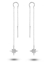 Eclat d'Argent Srebrne kolczyki rozmiar: onesize. Szare kolczyki Eclat d'Argent, srebrne. Za 108.99 zł.