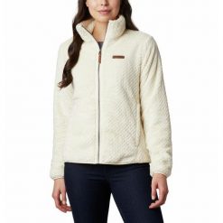 Polar Turystyczny Rozpinany Damski Columbia Fire Side II Sherpa FZ. Brązowe bluzy z polaru Columbia, s, bez wzorów, z polaru, trekkingowe. Za 297.85 zł.