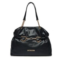 Torebka LOVE MOSCHINO. Czarne torebki klasyczne Love Moschino, bez wzorów, klasyczne, bez dodatków. Za 669.99 zł.