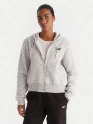Reebok Bluza Viola RK25171CCW Szary Regular Fit. Szare bluzy Reebok, xl, bez wzorów, z bawełny, bez ramiączek, bez kaptura. Za 249.99 zł.
