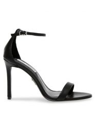 Steve Madden Sandały Tecy Sandal SM11002956-03001-017 Czarny. Czarne sandały Steve Madden, bez wzorów, ze skóry, bez obcasa, na szpilce, bez zapięcia. Za 259.99 zł.