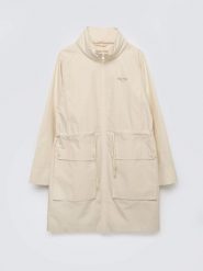 Kurtka damska parka perłowa Emba 103. Białe kurtki BIG STAR, na wiosnę, l, bez wzorów, z bawełny, retro, bez kaptura. Za 329.99 zł.