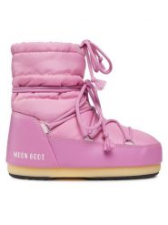 Moon Boot Śniegowce Light Low Nylon 14600100004 Różowy. Czerwone śniegowce Moon Boot, bez wzorów, z nylonu, bez zapięcia. Za 799.99 zł.