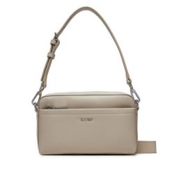 Torebka Calvin Klein. Brązowe torebki klasyczne Calvin Klein, bez wzorów, klasyczne, bez dodatków. Za 279.99 zł.