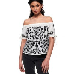 Koszulka turystyczna damska SuperDry Raffella. Białe t-shirty sportowe Superdry, m, bez wzorów, z poliesteru, bez ramiączek. Za 138.00 zł.