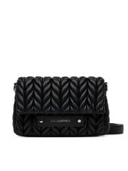 KARL LAGERFELD Torebka A2W30153 Czarny. Czarne listonoszki KARL LAGERFELD, bez wzorów, ze skóry, bez dodatków. Za 639.99 zł.