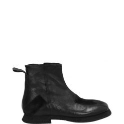 BOTKI Z KWADRATOWYM NOSKIEM MILENA15 CA-F NE. Botki Venezia, bez wzorów, ze skóry, bez obcasa, bez zapięcia. Za 349.00 zł.