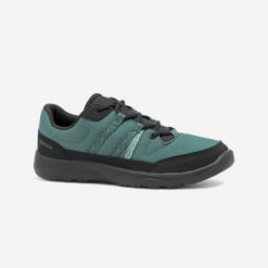 Buty turystyczne damskie Quechua NH50. Buty trekkingowe QUECHUA, bez wzorów, z syntetyku, bez zapięcia, trekkingowe. Za 69.99 zł.
