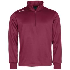 Bluza dresowa z pół zamkiem błyskawicznym Stanno Field. Czerwone bluzy bez kaptura STANNO, m, bez wzorów, z dresówki, bez kaptura. Za 167.50 zł.