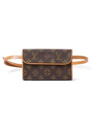 Louis Vuitton Saszetka "Florentine" w kolorze brązowym - 17 x 10,5 x 4 cm rozmiar: onesize. Brązowe nerki i saszetki Louis Vuitton, bez wzorów, z materiału, sportowe, bez dodatków. Za 2,694.71 zł.