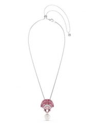 Swarovski Naszyjnik z zawieszką - dł. 42 cm rozmiar: onesize. Różowe naszyjniki Swarovski, z materiału, z cyrkonią, metalowe. Za 543.99 zł.