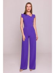 Stylove Kombinezon w kolorze fioletowym rozmiar: M. Szare kombinezony Stylove, m, bez wzorów, bez kołnierzyka, bez ramiączek. Za 285.49 zł.
