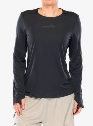 Bluza do biegania damska Inov-8 Airlite Pro Long Sleeve T-Shirt. Czarne bluzy Inov-8, m, bez wzorów, z materiału, bez ramiączek, bez kaptura. Za 324.49 zł.