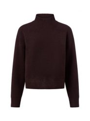 Neo Noir sweter z dzianiny - Paulina Kobiety brązowy, 42. Brązowe swetry Neo Noir, bez wzorów, z dzianiny, eleganckie, bez ramiączek. Za 329.95 zł.